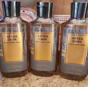 NWT Bath and Body Works "AFTER DARK" 3 In 1 Hair & Body Wash Bundle of 3